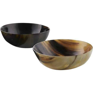 ชามฮอร์นทำด้วยมือแบบพรีเมี่ยมมีสไตล์ทนทานและไม่เหมือนใครด้วยงานฝีมือเสี้ยว - Product Image 1