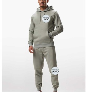 Survêtements pour hommes 2 pièces sweat à capuche ensemble de survêtement de jogging pour hommes tenue athlétique décontractée à manches longues ensemble de costume de pull - Product Image 5