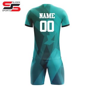 Ropa de fútbol personalizada Diseño de equipo Nombre Conjunto del equipo de fútbol Camisetas de fútbol Conjunto de uniforme de fútbol Camisetas de fútbol sublimadas - Product Image 4