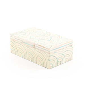 Boîte à bijoux incrustée de nacre au design de luxe boîte à gâteau de haute qualité fabriquée à la main en gros bon prix du Vietnam - Product Image 3