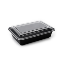 100% Conteneur personnalisé de qualité supérieure Petite boîte PS PET jetable en plastique transparent pour le déjeuner