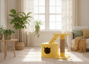 เสาข่วนคุณภาพสูง Amistar Golden Liner สำหรับแมวทุกสายพันธุ์และทุกขนาด - Product Image 3