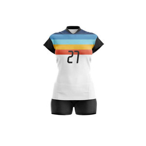 Uniformes de voleibol Ropa deportiva Logotipo personalizado Impreso Sin mangas Uniforme Sublimación 100% Poliéster Transpirable - Product Image 2