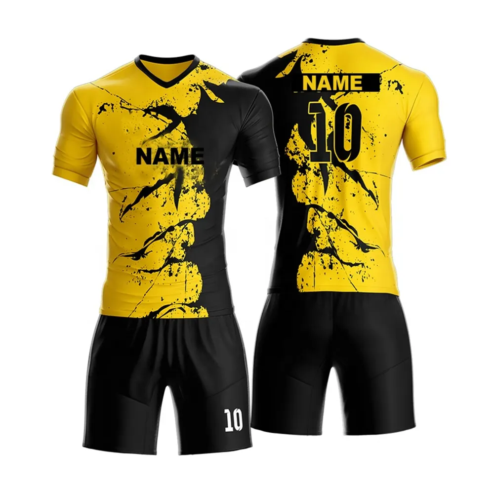 Soccer Uniform Soccer Low Price Heat Transfer Custom Design Print Soccer Uniform Quick Dry Uniform