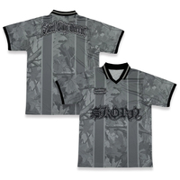 Camiseta de Fútbol Clásica Sublimada Personalizada de Secado Rápido 100% Poliéster al por Mayor, Camiseta de Fútbol Retro Estampada para Hombre