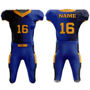 Maillots de football américain personnalisables Style jeunesse Design respirant à un prix Derniers uniformes - Product Image 5