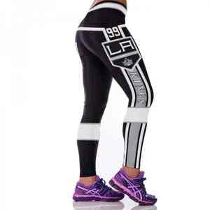 กางเกงเลกกิ้งเอวสูงของผู้หญิงกางเกงเลคกิ้งสำหรับเล่นโยคะออกกำลังกายระบายอากาศได้ดีแห้งเร็วมีลายพิมพ์พิมพ์ซับลิเมชันตามสั่ง - Product Image 5