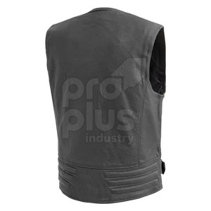 Chaleco de Cuero para Hombre de Talla Grande, Diseño Moderno, Alta Calidad, Ropa Exterior Informal de Invierno, Personalizable, Transpirable, Ecológico y de Secado Rápido - Product Image 2