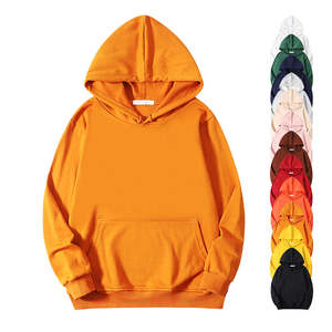 Sweat-shirts à capuche personnalisés pour hommes en coton et polyester, lourds, surdimensionnés, streetwear, broderie, sweat-shirts à capuche pour hommes - Product Image 1