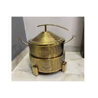 Peralatan Katering Pesta Perlengkapan Hotel & Restoran Mewah Peralatan Penyajian Hidangan Prasmanan Panci & Wadah Penghangat Makanan Bekas Chafing Dish