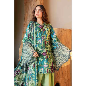 Colección Eid 2025 de Maria B, MPT-2505-B-TC-1169, Tela de Chifón Primaveral - Product Image 3
