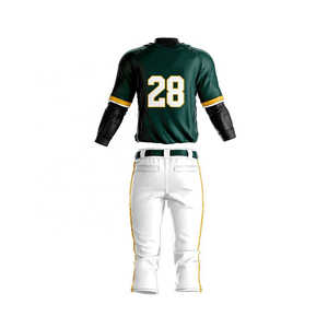 Uniforme de baseball haute performance Maillot et pantalon en tissu extensible léger à séchage rapide pour la pratique et la compétition à vendre - Product Image 3