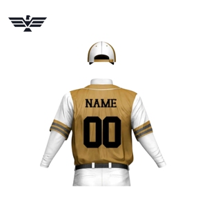 Conjuntos de uniformes de béisbol personalizables de alta calidad, transpirables y fáciles de llevar - Product Image 5