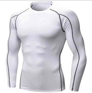 New arrival Custom Sublimation Printing Breathable Spandex Polyester men's Rash Guard <b>Compression</b> <b>Shirt</b> custom OEM - Product Image 1