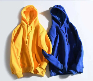 เสื้อสเวตเตอร์ลำลองสำหรับผู้ชายเสื้อฮู้ดแขนยาวแบบมีเชือกดึงแขนยาวผ้าคอตตอนผ้าฟลีซบุผ้า100% พิมพ์ลายกำหนดเองได้ - Product Image 4