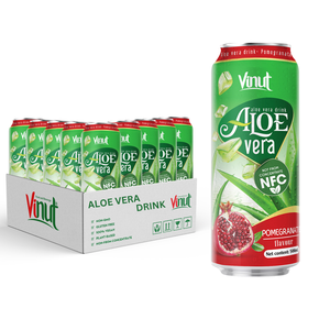 น้ำอโลเวร่าบริสุทธิ์ 100% รสทับทิม ขนาด 500 มล. เครื่องดื่มแบบไม่มีแอลกอฮอล์ รับผลิตแบบ OEM ODM แบรนด์ส่วนตัว ผู้ผลิตเครื่องดื่ม - Product Image 1