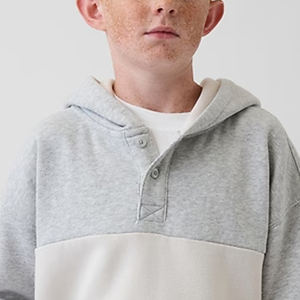 Sudadera con Capucha para Niños, Diseño de Bloques de Color, Tela Cómoda de Alta Calidad, Servicio OEM para Compradores al por Mayor, Precio de Fábrica - Product Image 2