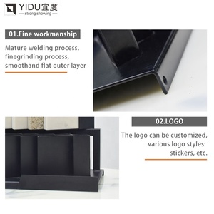 Soporte de escritorio de granito de calidad superior emparejado con estante de mesa de cuarzo y sistema de exhibición de mesa de metal - Product Image 4