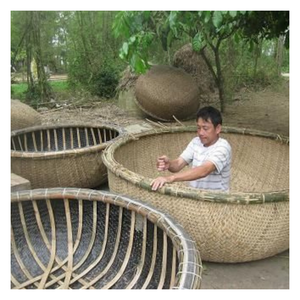 Bote Redondo de Bambú Tradicional Vietnamita de Alta Calidad, Tipo Coracle, para Parques Acuáticos, Resorts y Entretenimiento - Macy - Product Image 4