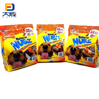 Sac d'emballage alimentaire OEM refermable à fond plat pour friandises pour animaux de compagnie sac de poche pour aliments pour chats fournisseur Doypack
