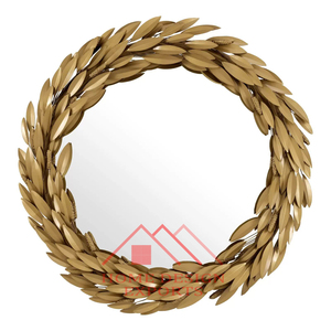 Espejo Decorativo de Pared con Marco de Hojas de Árbol, Diseño Más Reciente de 2025 - Product Image 5