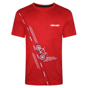 T-shirts d'entraînement pour hommes à séchage rapide et évacuation de l'humidité T-shirt noir en polyester respirant imprimé personnalisé pour hommes couleur personnalisée - Product Image 6