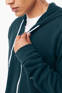 Sudaderas con capucha de lana con cremallera para hombre Últimas sudaderas con capucha de algodón cálido de invierno Diseño Servicio OEM para venta al por mayor AllColours disponible - Product Image 5