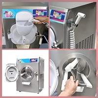 Machine à glace dure de comptoir Kolice ICM-28, 36-48L/H, congélateur à gelato en acier inoxydable, 110V 220V