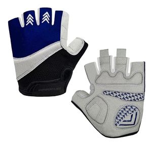 Guantes de Ciclismo de Medio Dedo, Guantes de Cuero para Ciclismo de Montaña y Carretera, con Diseño de Transferencia de Calor, para Invierno - Product Image 4