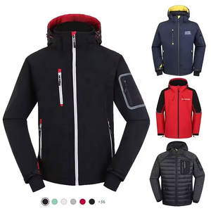 Veste coupe-vent de sport pour homme, design personnalisé avec logo, streetwear, veste de pluie en nylon, softshell imperméable, tissée, pour activités de plein air, course à pied - Product Image 6