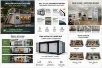 Café-bar en conteneur extensible de luxe de 20 pieds, boutique en conteneur personnalisée avec mobilier, solution tout-en-un pour boutique/bureau/magasin