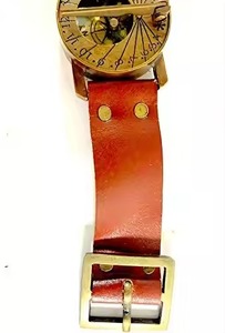 Vintage Brass Hand Compass Small <strong>Antique</strong> Style Navigation Tool <strong>Collectible</strong> Gift H.M.A Handicrafts