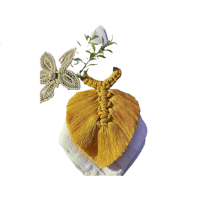 Anneau de qualité différente Western Restaurant Serviette Bouton Tissu Anneau Tissé Bouffée Herbe Repas Anneau - Product Image 3