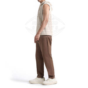 <b>Men</b> <b>Sleeveless</b> Hoodie Winter Print Design Regular Fit Durable for Exercise Workout and Outdoor Activities - Product Image 4