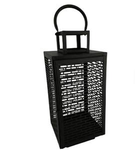 Farol Colgante de Estilo Moderno Hecho a Mano para Velas, Portavelas, Color Negro Mate, Impermeable, para el Festival de Diwali, Venta al por Mayor - Product Image 2