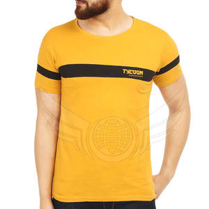 T-Shirt homme, estival et respirant, en coton et Polyester, avec couleur unie, séchage rapide, - Product Image 1