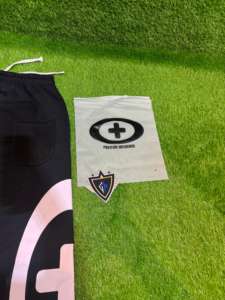 Pantalon en molleton de coton 100% pour hommes, jambe large, taille haute, rivets formels, fermeture élastique, hiver 380g - Product Image 5