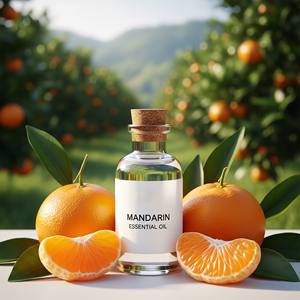Aceite esencial de Mandarina de grado terapéutico puro 100% aceite de masaje de aromaterapia de cítricos reticulada prensado en frío Natural - Product Image 2