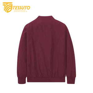 Blouson aviateur zippé léger et extensible de coupe décontractée pour homme - Product Image 2