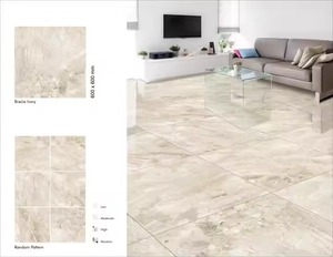 Vistaar Foshan กระเบื้องเซรามิกปูพื้นในร่มขนาด600x600มม. ราคาไม่แพงละลายได้พอร์ซเลนเกลือบ้านโบโทชิโน่ดีไซน์แบบคลาสสิค - Product Image 2