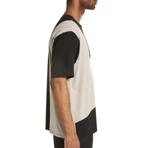 T-shirt personnalisé en tissu éponge de haute qualité, coupe décontractée, couleur unie, grandes tailles, col rond, manches courtes, vente en gros - Product Image 3