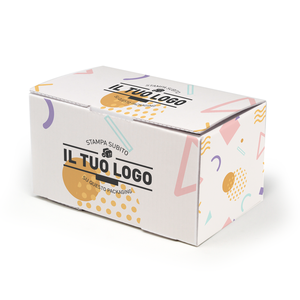 Cajas Rígidas Recicladas con Ranuras de 15x9x7 cm para Aperitivos, Maíz y Comida Frita - Recubrimiento UV - Product Image 2