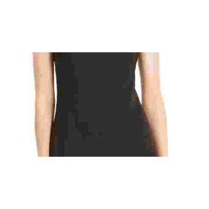 Abito tubino comodo da donna Calvin Klein nero taglia 8 con dettagli animalier - Product Image 3