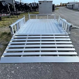 Vente chaude de remorque basculante à 4 roues de 8 tonnes avec benne hydraulique pour utilisation agricole avec de nouveaux composants d'engrenage/moteur/essieu - Product Image 1