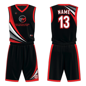 Uniformes de basket-ball sublimés par logo personnalisé OEM ensembles de vêtements de sport d'équipe pour les clubs et les écoles - Product Image 1