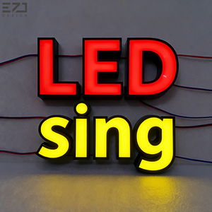 Tùy Chỉnh Ngoài Trời Thương Mại Biển Bên Ngoài 3D <span class=keywords><strong>LED</strong></span> Thắp Sáng Khói Cửa Hàng Phòng Tập Thể Dục Phụ Tùng Ô Tô Cửa Hàng Chiếu Sáng Dấu Hiệu - Product Image 5