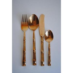 Juego de Cubiertos Decorativos de Latón que Aporta un Toque Especial a los Eventos Gastronómicos con una Apariencia Atractiva - Product Image 2