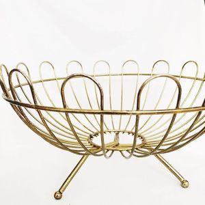 Trending Products 2025 New Arrivals Home and Kitchen 304 Stainless Steel <b>Round</b> Colander Oval Fruit <b>Basket</b> - Product Image 3