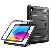Funda Protectora Híbrida de TPU y PC de Alta Resistencia, Diseño de Armadura, Antigolpes, Resistente a la Suciedad, Antiarañazos, Múltiples Opciones de Patrones para iPad Guangzhou