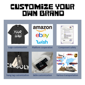 Logotipo personalizable de alta calidad 100% algodón cómodo suave barato hombres y mujeres camisetas camiseta para hombres - Product Image 6